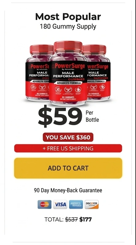 PowerSurge  - 3 Bottle